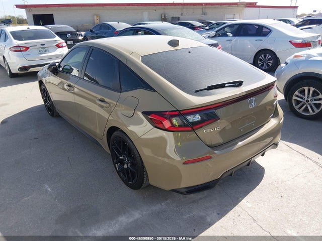 2025 Honda Civic Hybrid Sport მანქანა იყიდება აუქციონზე, vin: 19XFL4H85SE006731, აუქციონის ნომერი: 46090950
