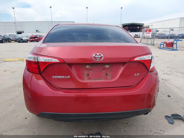 Продажа на аукционе авто 2016 Toyota Corolla Le, vin: 5YFBURHE8GP521789, номер лота: 46090979