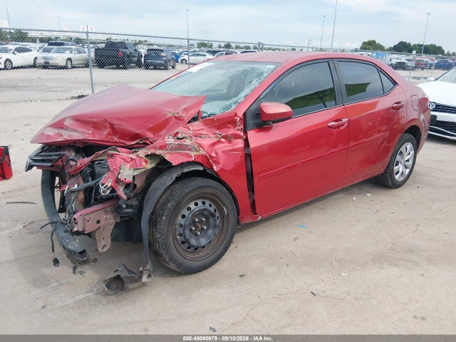 Продажа на аукционе авто 2016 Toyota Corolla Le, vin: 5YFBURHE8GP521789, номер лота: 46090979