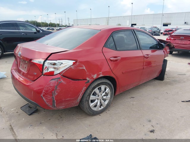 Продажа на аукционе авто 2016 Toyota Corolla Le, vin: 5YFBURHE8GP521789, номер лота: 46090979