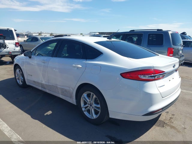 46091122 :رقم المزاد ، 3FA6P0LU7JR204807 vin ، 2018 Ford Fusion Hybrid Se مزاد بيع