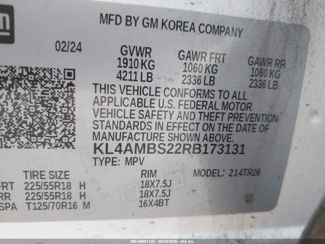 Buick Encore Gx Preferred Fwd 2024 KL4AMBS22RB173131 Image 9