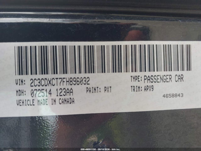 Aukcja sprzedaży 2015 Dodge Charger R/t, vin: 2C3CDXCT7FH896032, numer aukcji: 46091158