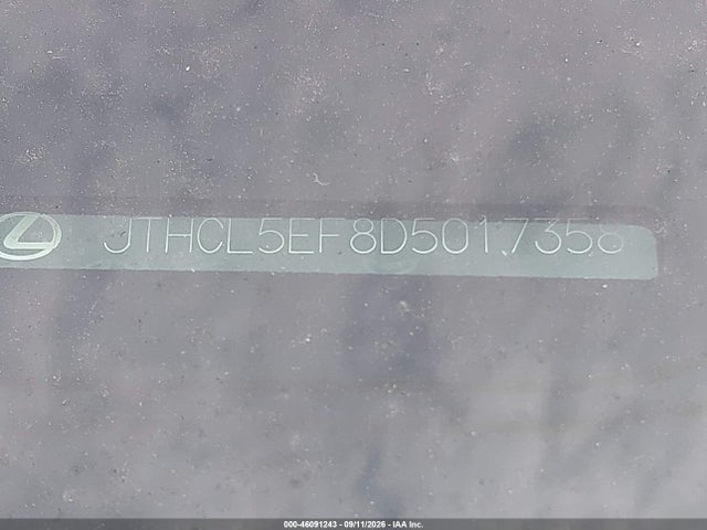 Aukcja sprzedaży 2013 Lexus Ls 460, vin: JTHCL5EF8D5017358, numer aukcji: 46091243