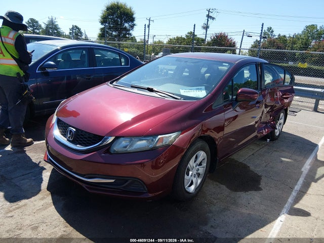 46091244 :رقم المزاد ، 2HGFB2F52EH526685 vin ، 2014 Honda Civic Lx مزاد بيع