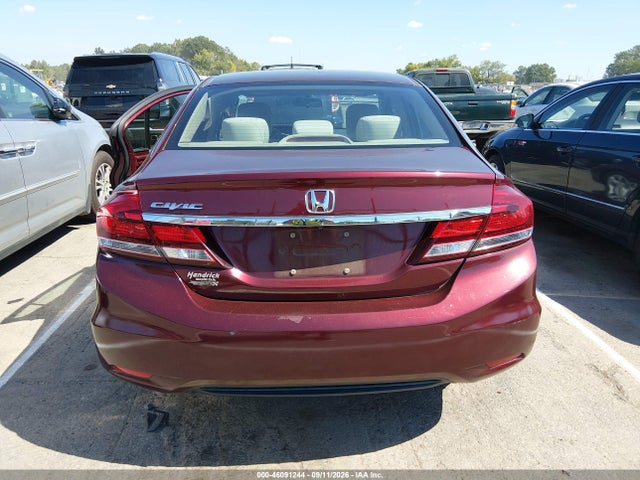 46091244 :رقم المزاد ، 2HGFB2F52EH526685 vin ، 2014 Honda Civic Lx مزاد بيع