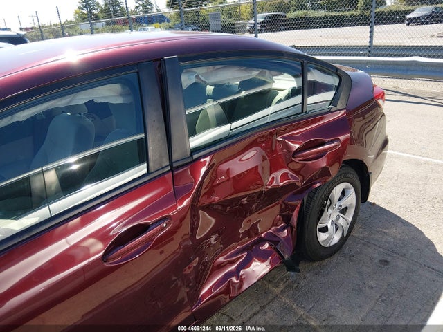 46091244 :رقم المزاد ، 2HGFB2F52EH526685 vin ، 2014 Honda Civic Lx مزاد بيع