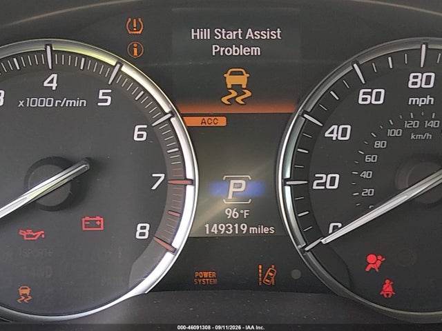 2017 Acura Mdx Sport Hybrid Advance Package მანქანა იყიდება აუქციონზე, vin: 5FRYD7H79HB000155, აუქციონის ნომერი: 46091308