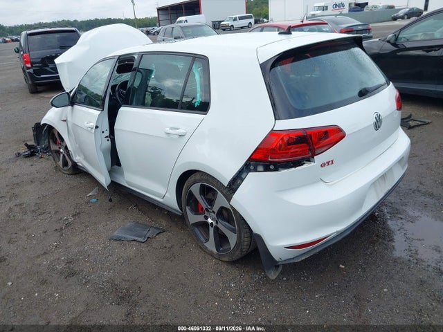 46091332 :رقم المزاد ، 3VW447AU8HM076295 vin ، 2017 Volkswagen Golf Gti Autobahn 4-door/s 4-door/se 4-door/sport 4-door مزاد بيع