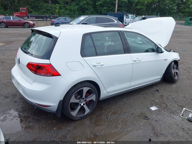 46091332 :رقم المزاد ، 3VW447AU8HM076295 vin ، 2017 Volkswagen Golf Gti Autobahn 4-door/s 4-door/se 4-door/sport 4-door مزاد بيع