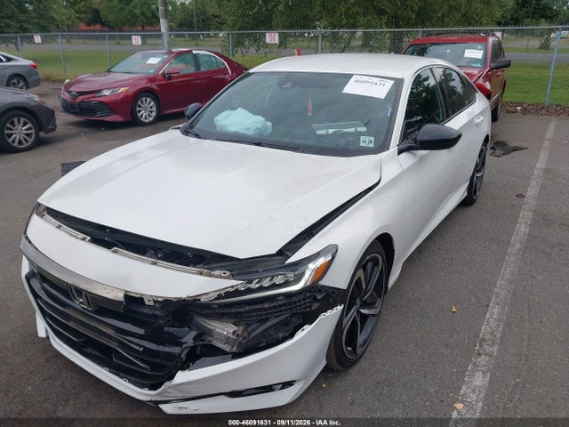 46091631 :رقم المزاد ، 1HGCV1F32MA009130 vin ، 2021 Honda Accord Sport مزاد بيع