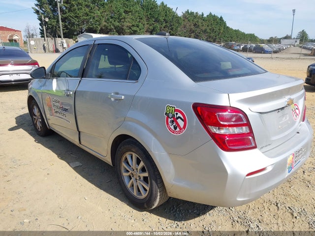 46091744 :رقم المزاد ، 1G1JD5SB1K4111259 vin ، 2019 Chevrolet Sonic Lt Auto مزاد بيع