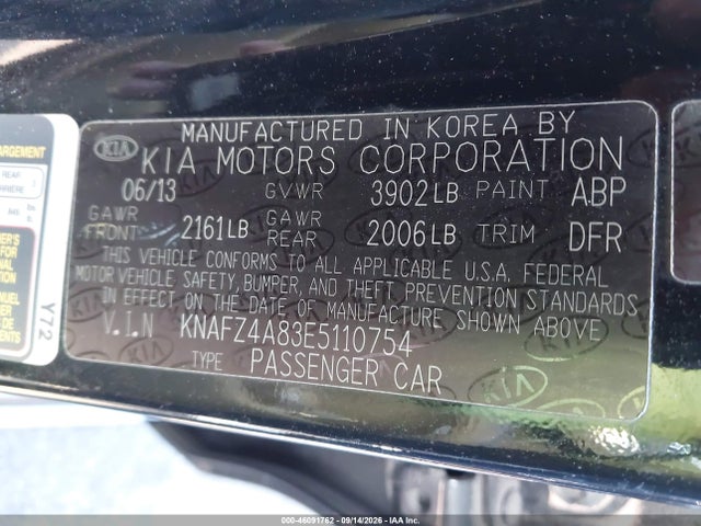 Aukcja sprzedaży 2014 Kia Forte Ex, vin: KNAFZ4A83E5110754, numer aukcji: 46091762