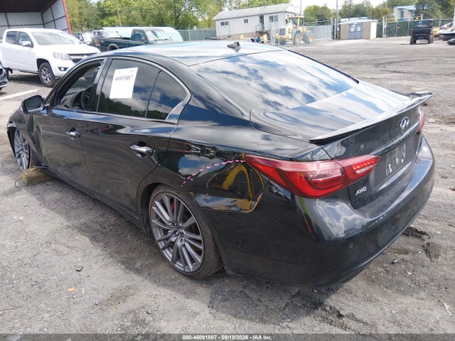2023 Infiniti Q50 Red Sport 400 Awd მანქანა იყიდება აუქციონზე, vin: JN1FV7DRXPM590551, აუქციონის ნომერი: 46091887