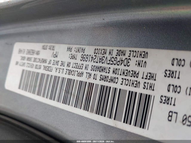 Aukcja sprzedaży 2010 Dodge Journey Sxt, vin: 3D4PG5FV3AT241696, numer aukcji: 46091899