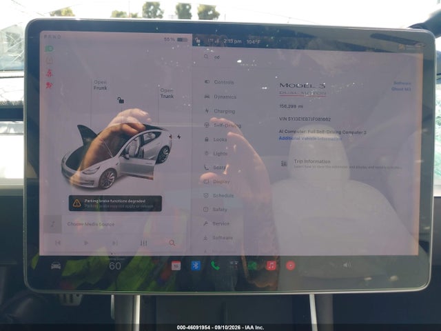 Aukcja sprzedaży 2018 Tesla Model 3 Long Range/performance, vin: 5YJ3E1EB7JF081662, numer aukcji: 46091954