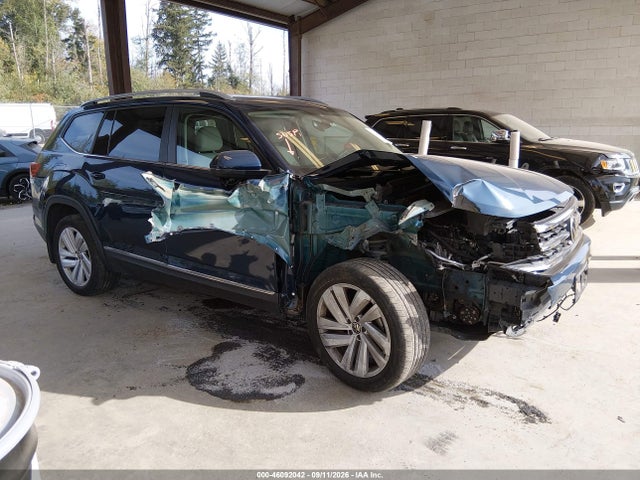 2021 Volkswagen Atlas 3.6l V6 Sel მანქანა იყიდება აუქციონზე, vin: 1V2BR2CA7MC500593, აუქციონის ნომერი: 46092042