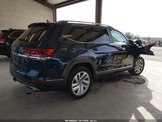 2021 Volkswagen Atlas 3.6l V6 Sel მანქანა იყიდება აუქციონზე, vin: 1V2BR2CA7MC500593, აუქციონის ნომერი: 46092042