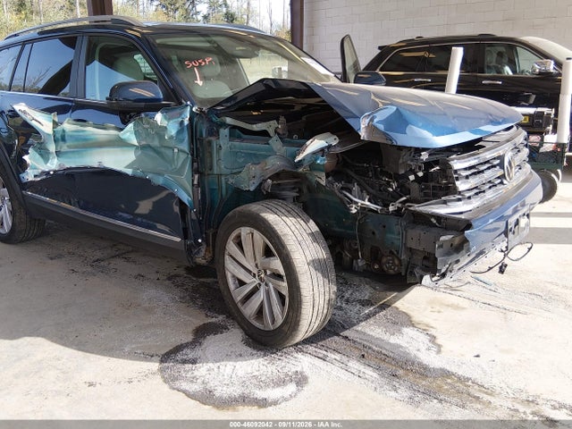 2021 Volkswagen Atlas 3.6l V6 Sel მანქანა იყიდება აუქციონზე, vin: 1V2BR2CA7MC500593, აუქციონის ნომერი: 46092042