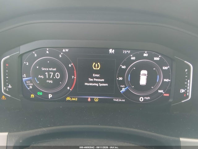 2021 Volkswagen Atlas 3.6l V6 Sel მანქანა იყიდება აუქციონზე, vin: 1V2BR2CA7MC500593, აუქციონის ნომერი: 46092042
