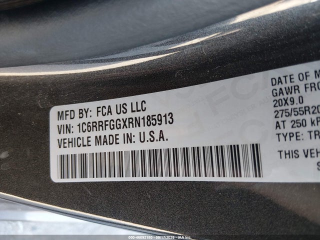 Продажа на аукционе авто 2024 Ram 1500 Tradesman  4x4 5'7 Box, vin: 1C6RRFGGXRN185913, номер лота: 46092180