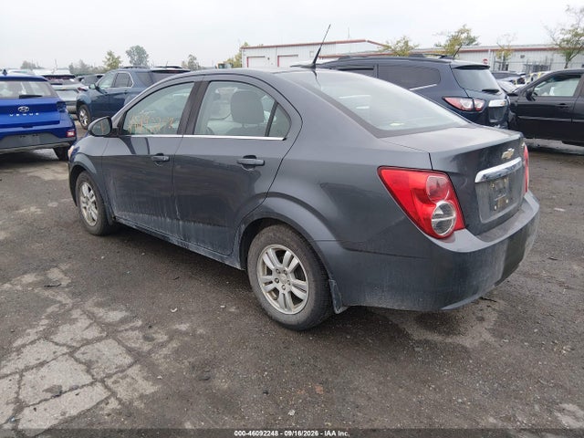 2013 Chevrolet Sonic Lt Auto მანქანა იყიდება აუქციონზე, vin: 1G1JC5SB9D4103299, აუქციონის ნომერი: 46092248