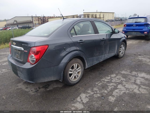 2013 Chevrolet Sonic Lt Auto მანქანა იყიდება აუქციონზე, vin: 1G1JC5SB9D4103299, აუქციონის ნომერი: 46092248