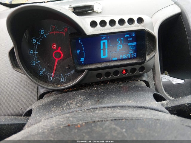 2013 Chevrolet Sonic Lt Auto მანქანა იყიდება აუქციონზე, vin: 1G1JC5SB9D4103299, აუქციონის ნომერი: 46092248