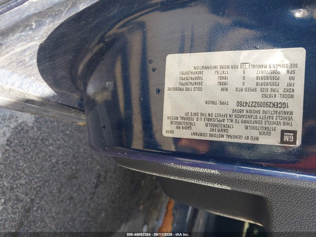 Aukcja sprzedaży 2009 Chevrolet Silverado 1500 Lt, vin: 1GCEK29009Z274760, numer aukcji: 46092364