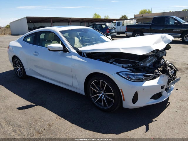 2024 Bmw 430i Xdrive მანქანა იყიდება აუქციონზე, vin: WBA73AP03RCN56605, აუქციონის ნომერი: 46092424