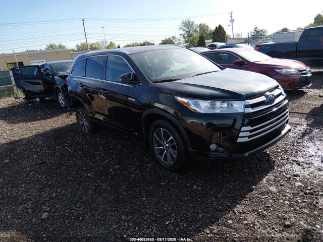 2019 Toyota Highlander Hybrid Xle მანქანა იყიდება აუქციონზე, vin: 5TDJGRFH2KS071332, აუქციონის ნომერი: 46092460
