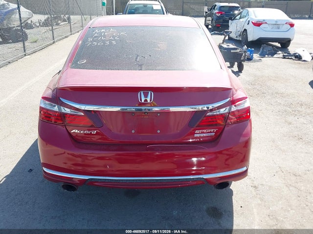 2017 Honda Accord Sport Se მანქანა იყიდება აუქციონზე, vin: 1HGCR2F10HA167562, აუქციონის ნომერი: 46092517