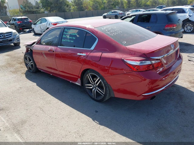 2017 Honda Accord Sport Se მანქანა იყიდება აუქციონზე, vin: 1HGCR2F10HA167562, აუქციონის ნომერი: 46092517