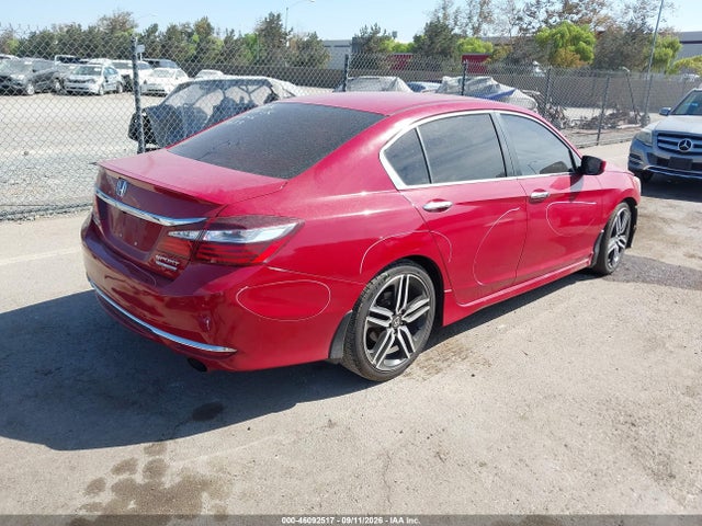 2017 Honda Accord Sport Se მანქანა იყიდება აუქციონზე, vin: 1HGCR2F10HA167562, აუქციონის ნომერი: 46092517