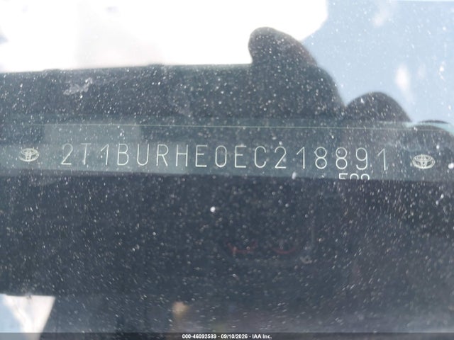 46092589 :رقم المزاد ، 2T1BURHE0EC218891 vin ، 2014 Toyota Corolla S Plus مزاد بيع