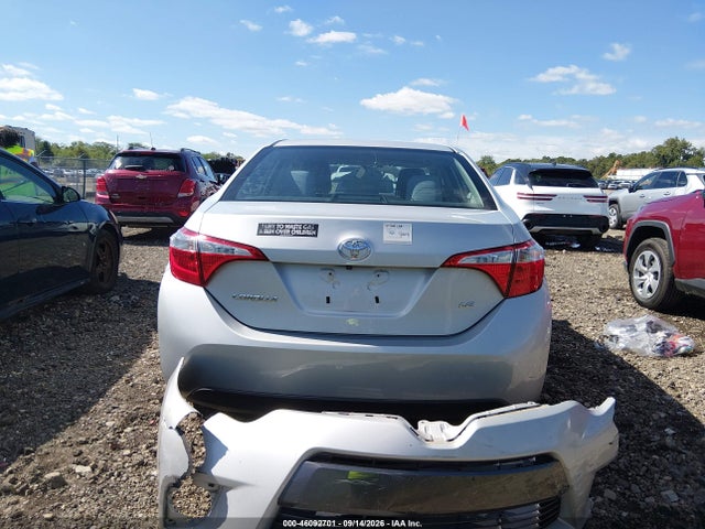 Aukcja sprzedaży 2016 Toyota Corolla Le, vin: 2T1BURHE2GC634606, numer aukcji: 46092701