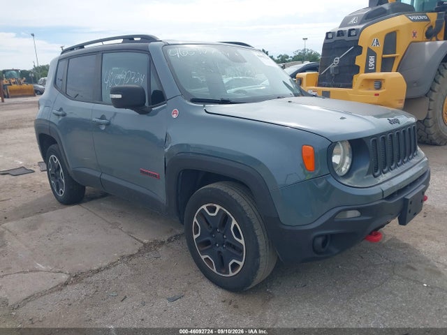 2016 Jeep Renegade Trailhawk მანქანა იყიდება აუქციონზე, vin: ZACCJBCTXGPD88421, აუქციონის ნომერი: 46092724