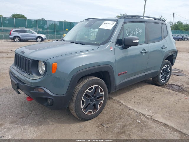 2016 Jeep Renegade Trailhawk მანქანა იყიდება აუქციონზე, vin: ZACCJBCTXGPD88421, აუქციონის ნომერი: 46092724
