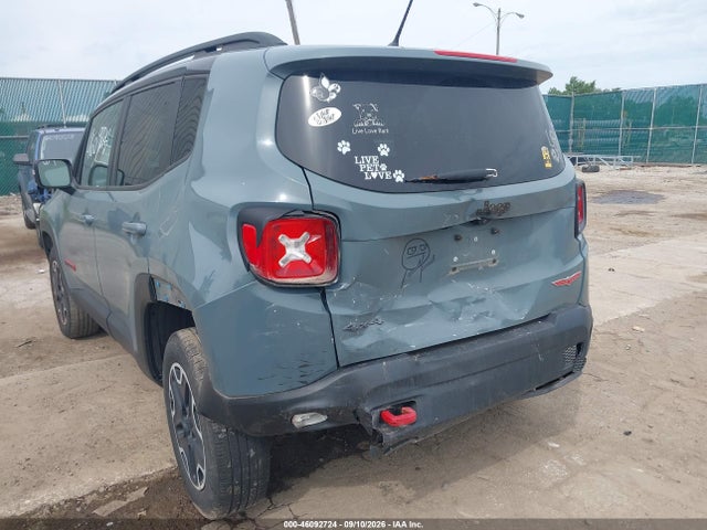 2016 Jeep Renegade Trailhawk მანქანა იყიდება აუქციონზე, vin: ZACCJBCTXGPD88421, აუქციონის ნომერი: 46092724