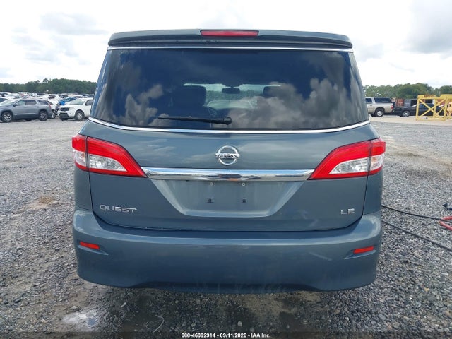 Продажа на аукционе авто 2013 Nissan Quest Le, vin: JN8AE2KP9D9062966, номер лота: 46092914