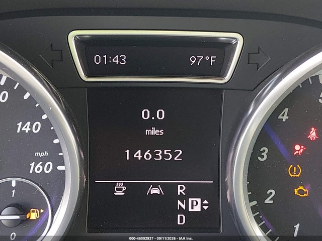 Продаж на аукціоні авто 2012 Mercedes-benz Ml 350 4matic, vin: 4JGDA5HB0CA004416, номер лоту: 46092937