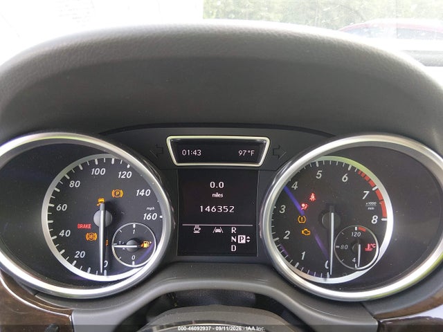 Продаж на аукціоні авто 2012 Mercedes-benz Ml 350 4matic, vin: 4JGDA5HB0CA004416, номер лоту: 46092937