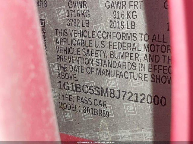 Chevrolet Cruze Ls Auto 2018 1G1BC5SM8J7212000 Image 9