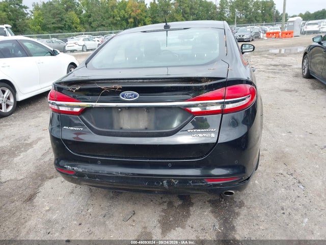 46093024 :رقم المزاد ، 3FA6P0RU8HR224095 vin ، 2017 Ford Fusion Hybrid Titanium مزاد بيع