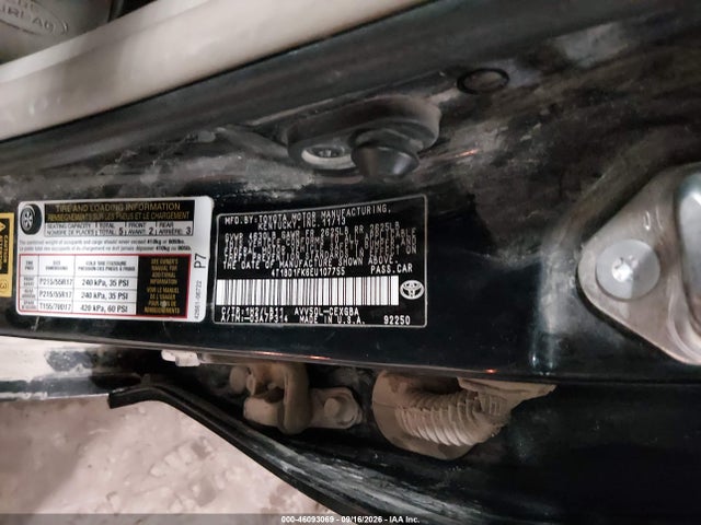 46093069 :رقم المزاد ، 4T1BD1FK6EU107755 vin ، 2014 Toyota Camry Hybrid Xle مزاد بيع