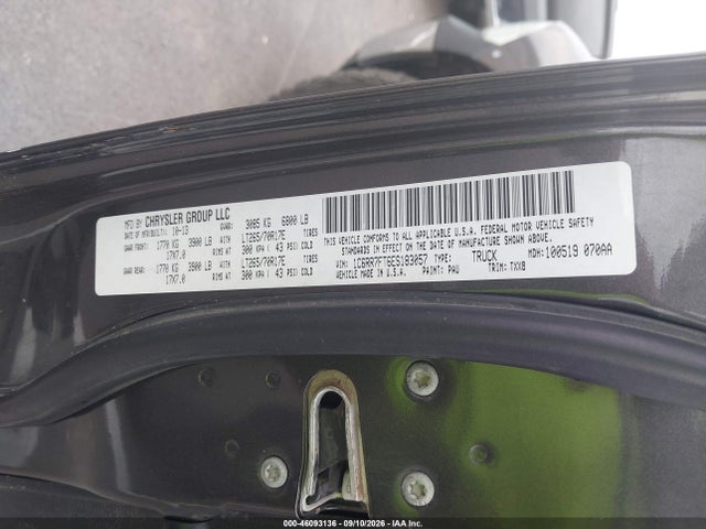 Продажа на аукционе авто 2014 Ram 1500 Tradesman, vin: 1C6RR7FT6ES183057, номер лота: 46093136