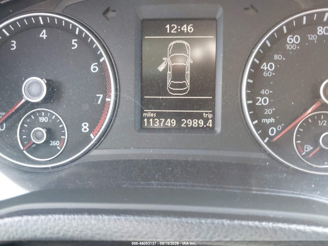 2012 Volkswagen Passat 3.6l V6 Se მანქანა იყიდება აუქციონზე, vin: 1VWBM7A36CC100375, აუქციონის ნომერი: 46093137