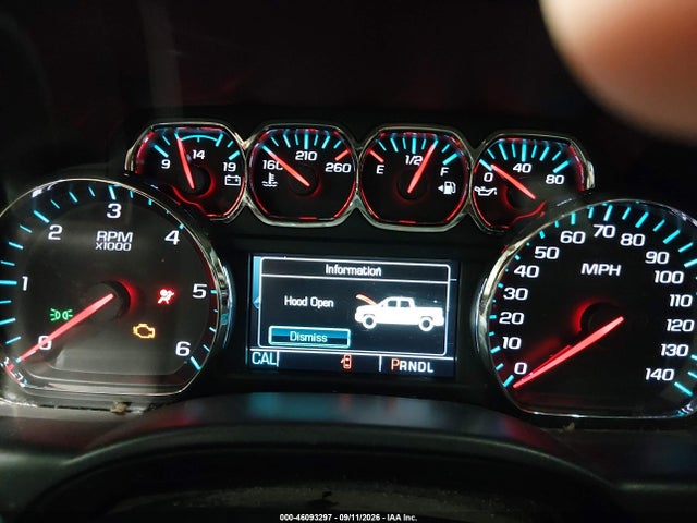 46093297 :رقم المزاد ، 1GCVKREC1HZ110893 vin ، 2017 Chevrolet Silverado 1500 1lt مزاد بيع
