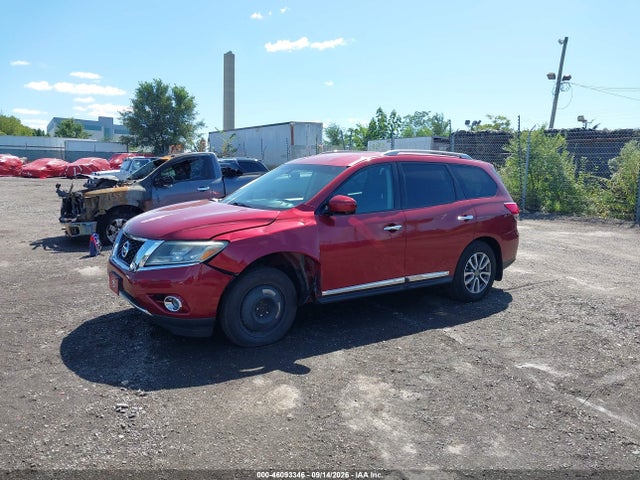 2015 Nissan Pathfinder Sl მანქანა იყიდება აუქციონზე, vin: 5N1AR2MM1FC609216, აუქციონის ნომერი: 46093346