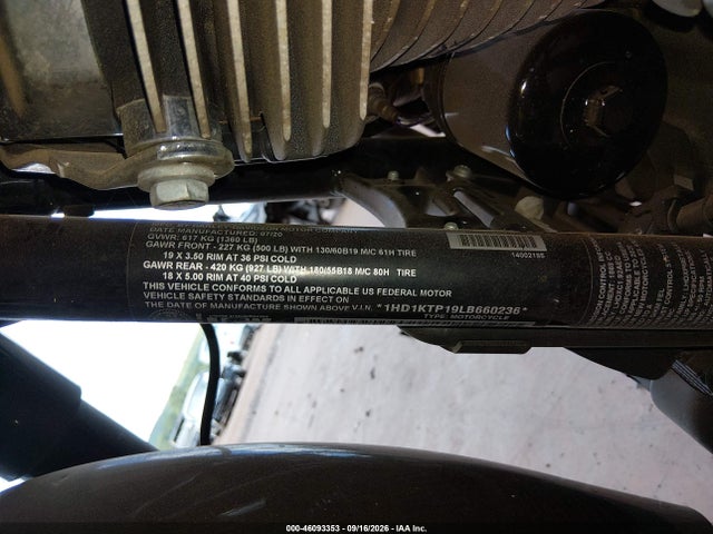 Продажа на аукционе авто 2020 Harley-davidson Fltrxs, vin: 1HD1KTP19LB660236, номер лота: 46093353